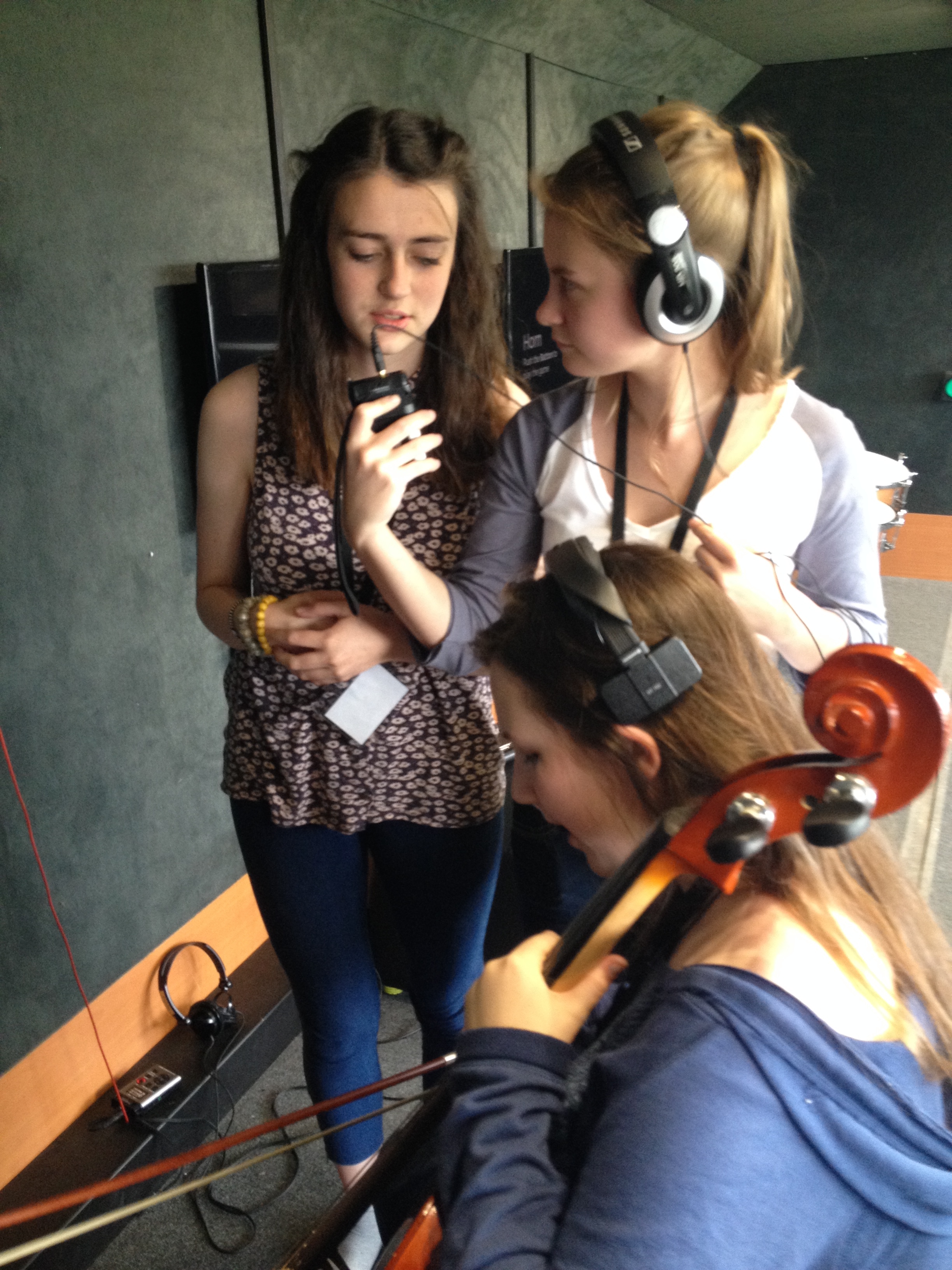 Holly Fitzpatrick, chloe Chapman and Phoebe Presneill from Parkfield Xtreme Radio