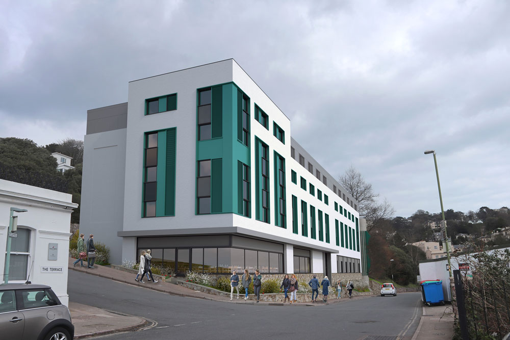 An artists impression of the new Premier Inn in Torquay - Credit: Axiom Architects