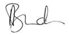 Signed by Anne-Marie Bond Chief Executive of Torbay Council signature