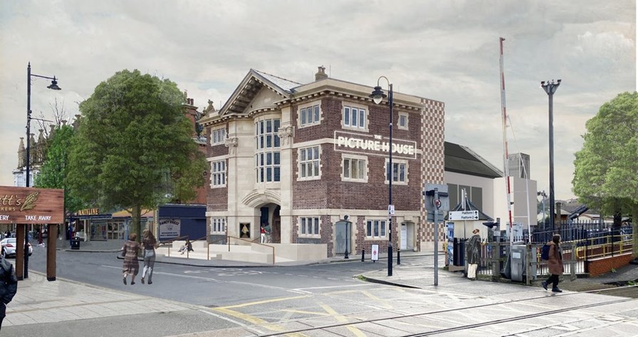 An artists impression of how the Paignton Picture House will look after it's renovation.