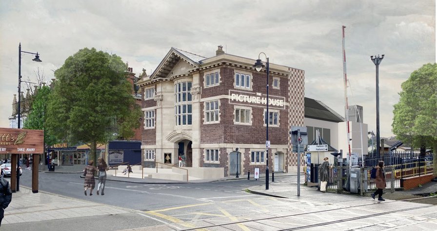 An artists impression of how the Paignton Picture House will look after it's renovation.