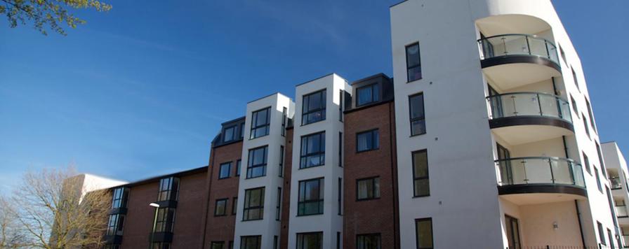 A picture of the outside of Whitley Court.