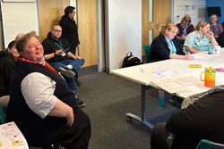 People at a LDPB meeting.