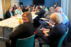 People at a LDPB meeting.