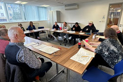 People at a LDPB meeting.