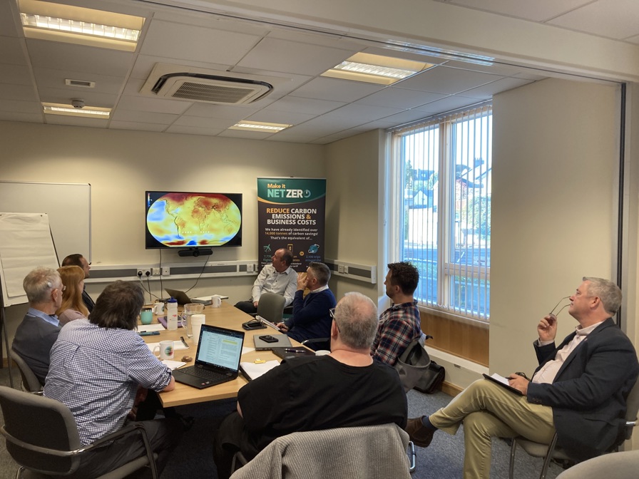 Net Zero group working at a Torquay workshop