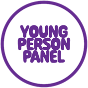 Young Person Panel in the colour purple