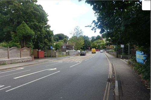 Existing layout Shiphay Lane  crossing and access  improvements Viewpoint 1: Shiphay Lane towards Newton Road