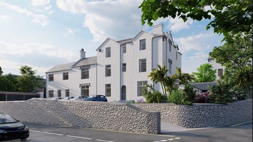 Co Create Architects image visual of the Brampton Court redevelopment in Torquay,