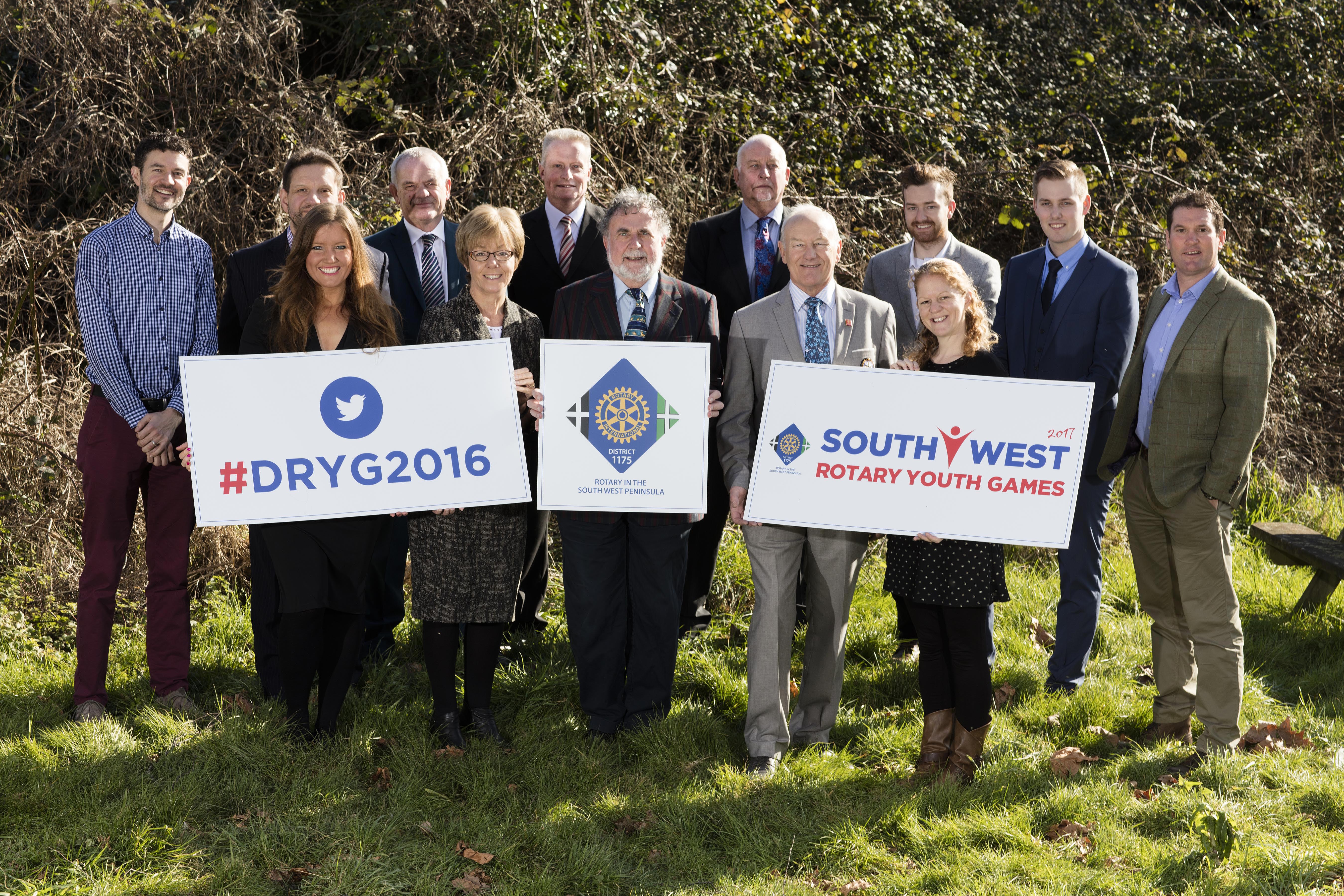 Devon Youth Game Trustees - From left to right back row: Paul Haigney, Chris Broadbent, Jim Parker, Steve Dinnie, Ian Roberts, Aaron Larner, Ben Hugill, Brendon Prince.