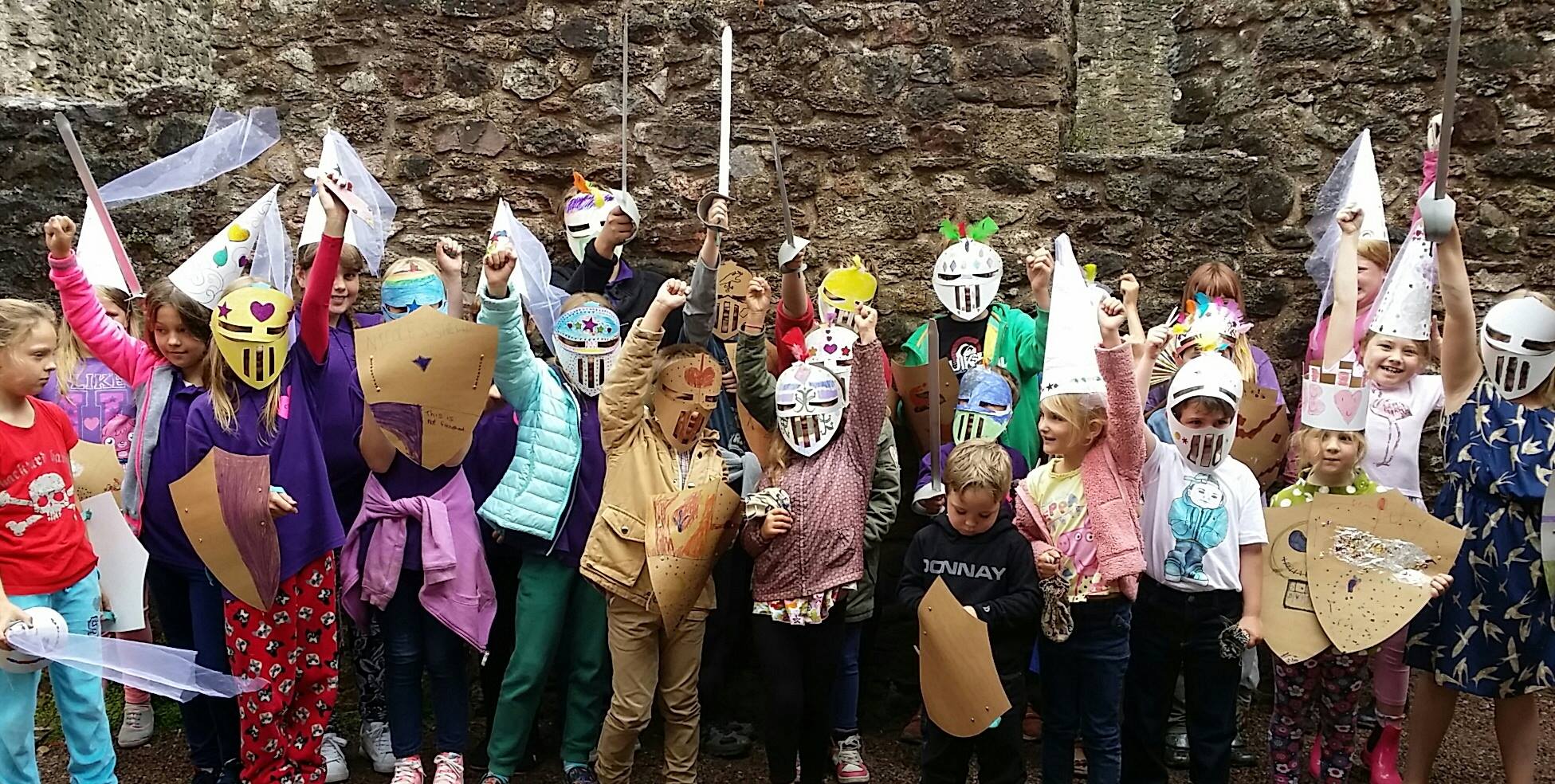 Children and Young People take part in the Torre Abbey Quest with Play Torbay, summer 2015