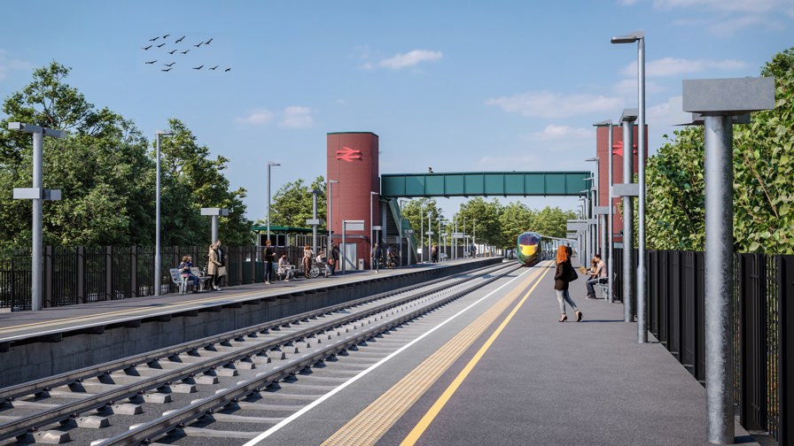 A 3D image of how Edginswell Station could look.
