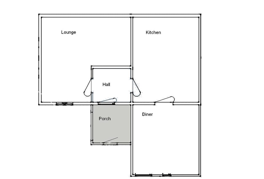 Porch floor plan